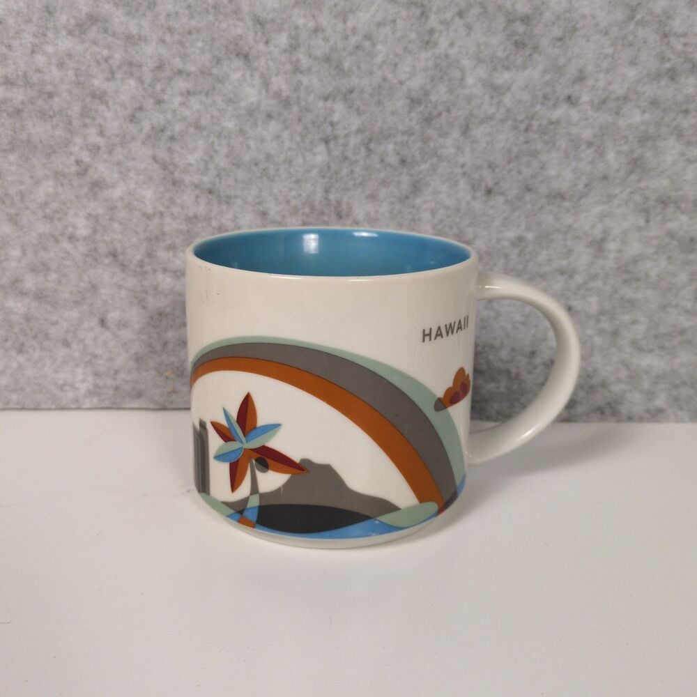 Starbucks You Are Here Collection Hawaii Mug 14 oz 2015 Coffee Tea Hot Cup Drink